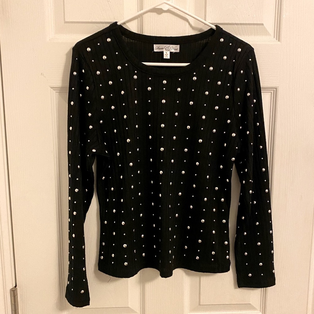 Stem & Vine embellished top